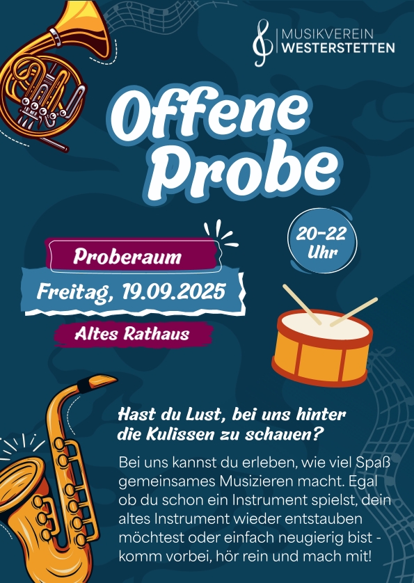 Clickable event flyer
